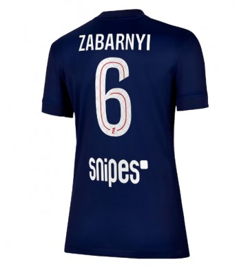 Paris Saint-Germain Illia Zabarnyi #6 Primera Equipación Mujer 2025-26 Manga Corta
